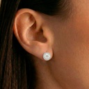 Brinco 2 Pérolas e 36 Diamantes — Over The Moon — Isabel Oliveira