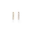 Argola 13mm 12 Diamantes — Argolas Fashion — Isabel Oliveira