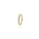 20-MEIA ALIANÇA 7 BRILHANTES 1,48CT H VS2 4,46G OURO AMARELO 18K - COLEÇAO SOULMATES