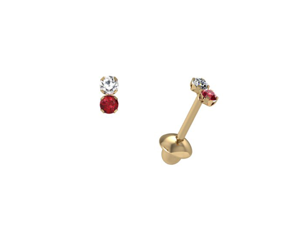 [074770] Brinco Kids · Ouro Amarelo 18k