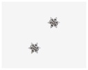 Brinco Kids 0,26 ct · Ouro Branco 18k