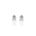Brinco Only You 0,48 ct · Ouro Branco 18k