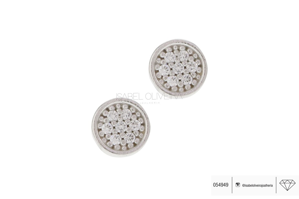 Brinco Kids · Ouro Branco 18k