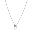 Colar Only You 0,08 ct · Ouro Branco 18k