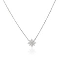 Colar 4 Brilhantes 0,29ct 43cm 2,0g Ouro Branco 18k - Coleção Laisa