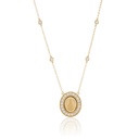 Colar Fé Santos 0,64 ct · Ouro Amarelo 18k