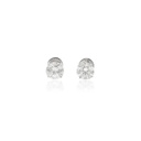 Brinco Solitário Only You 5,07 ct · Ouro Branco 18k