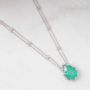 Colar Colombia Emerald 16,38 ct · Ouro Branco 18k