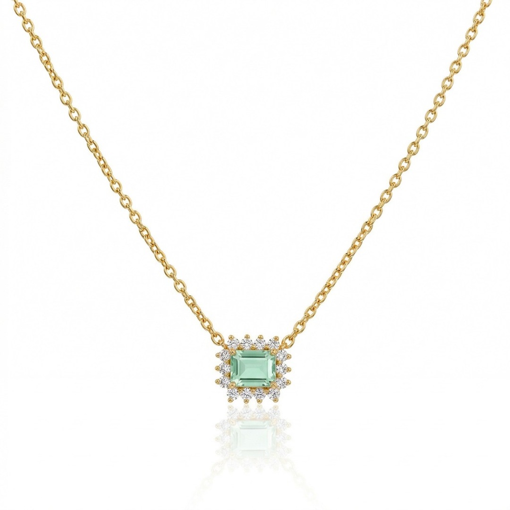 Colar Sara e Antônio 0,35 ct · Ouro Amarelo 18k