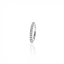 3,5-MEIA ALIANÇA 13 BRILHANTES 0,50CT 2,49G OURO BRANCO 18K - COLEÇAO SOULMATES
