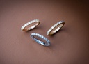 3-ALIANÇA INTEIRA 30 BRILHANTES 0,90CT H VS2 3,20G OURO AMARELO 18K - COLEÇAO SOULMATES