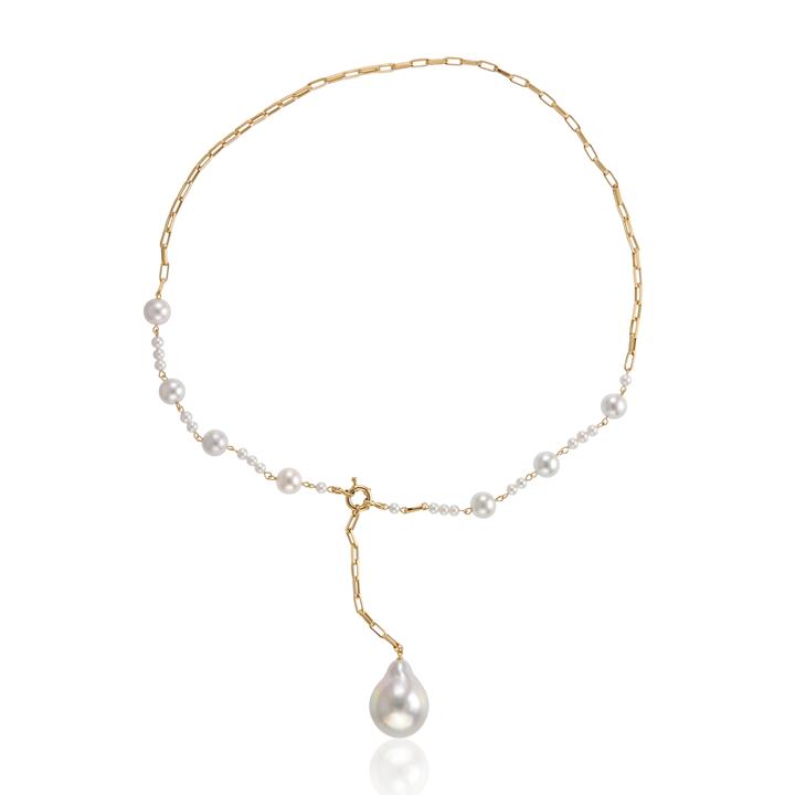 [077395] Colar Over the Moon · Ouro Amarelo 18k
