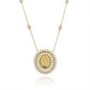 Colar Fé Santos 0,96 ct · Ouro Amarelo 18k