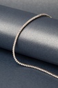 Colar Riviera Inteira 6,48 ct · Ouro Branco 18k