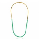 Colar Riviera Brazilian Emerald 11,94 ct · Ouro Amarelo 18k