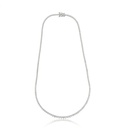 Colar Riviera Degradê 187 Brilhantes 7,07ct H VS2 40cm 17,39g Ouro Branco 18k - Coleção Rivieras