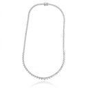 Colar Riviera Degradê 70pts a 10pts 115 Brilhantes 18,31ct g H VS1 VS2 VVS1 40cm 24,27g Ouro Branco 18k - Certificados EGL 1701774734/1701774431/1701784028/1701471021/1701779537 - Coleção Rivieras