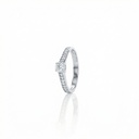 30-ANEL SOLITARIO BRILHANTE 0,31CT H VS2 16 BRILHANTES 0,23CT G VS1 2,70G OURO BRANCO 18K - COLEÇAO ONLY YOU- CERTIFICADO EGL 1701389029