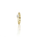 30-ANEL SOLITARIO BRILHANTE 0,32CT F VS 1,93G OURO AMARELO 18K - COLEÇAO ONLY YOU