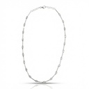 Colar Faca 5,14 ct · Ouro Branco 18k