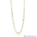 Corrente Oca Elos Groumet 6,70mm 50cm 13,58g Ouro Amarelo 18k - Coleção Alpha Masculino