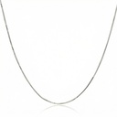 Corrente Veneziana Gg 50cm 4,0 a 4,50g Ouro Branco 18k - Coleção Elos