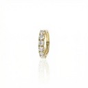 30-MEIA ALIANÇA 6 BRILHANTES 1,88CT 5,46G OURO AMARELO 18K - COLEÇAO SOULMATES