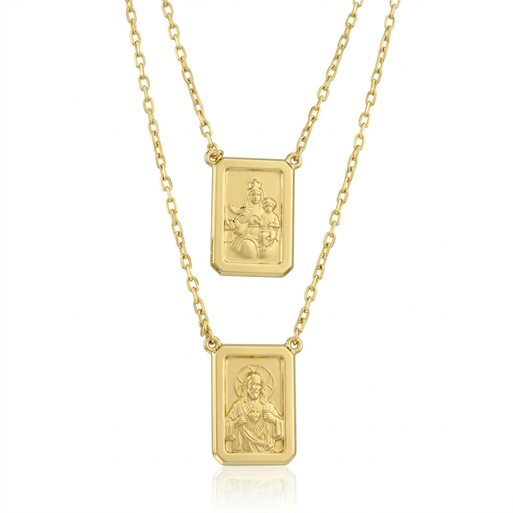 Corrente Cartier Escapulário · Ouro Amarelo 18k
