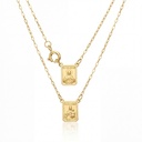 Corrente Cartier Escapulário · Ouro Amarelo 18k