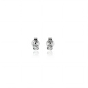 Brinco Only You 0,09 ct · Ouro Branco 18k