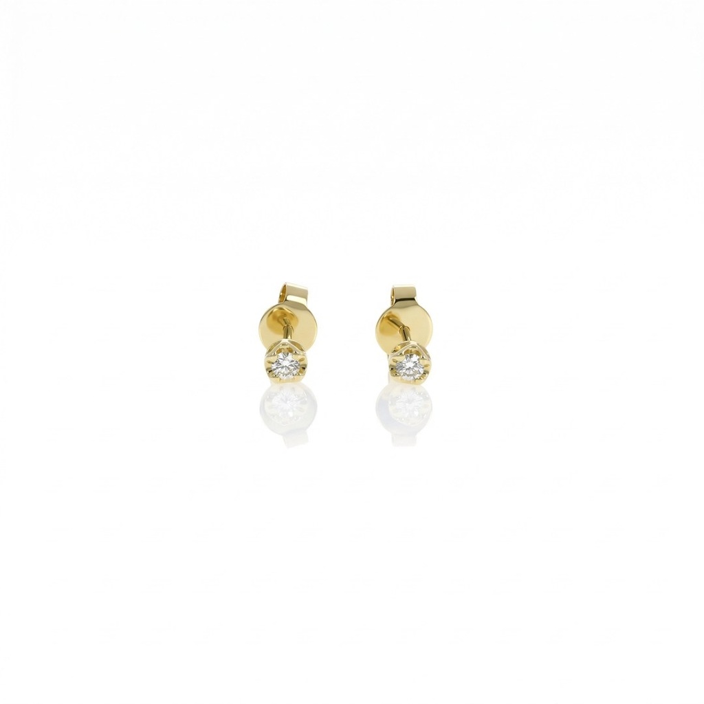 [075670] Brinco Only You 0,09 ct · Ouro Amarelo 18k