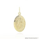 G- Medalha Nossa Sra Desatadora dos Nos 32,55X19,85MM 3,80G Ouro Amarelo 18K  - Coleçao Fe Santos