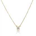 40-Colar Ponto de Luz Brilhante 0,41ct g VS1 45cm 1,66g Ouro Amarelo 18k - EGL 1701472022 - Coleção Only You
