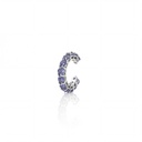 PIERCING DE ENCAIXE 12 TANZANITAS 0,99CT 1,0G OURO BRANCO 18K - COLEÇAO YOUNG