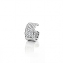 PIERCING DE ENCAIXE 5 FILEIRAS 53 BRILHANTES 0,53CT H/I SI1 2,80G OURO BRANCO 18K  - COLEÇAO YOUNG