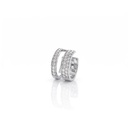 PIERCING DUPLO 30 BRILHANTES 0,30CT COR H/I SI1 2,17GR OURO BRANCO 18K - COLEÇAO YOUNG