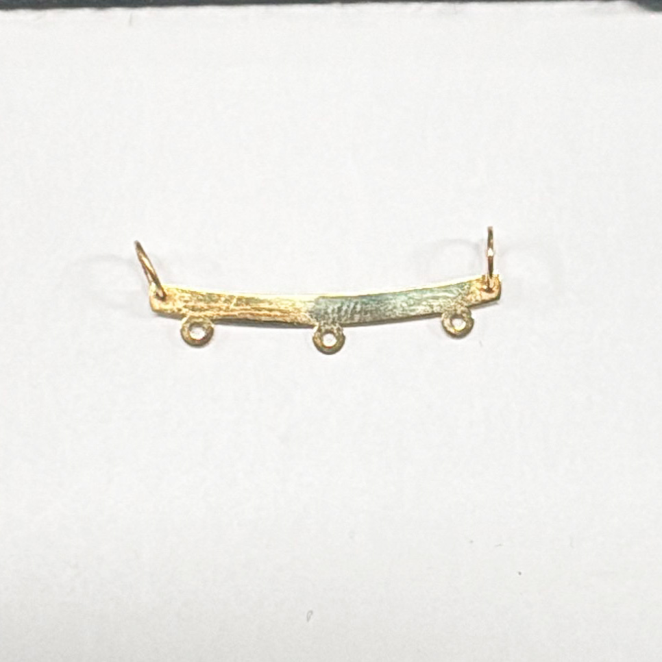 [077501] Pingente Canga para 3 Pingente Ouro Amarelo 18k - Coleção Mães e Filhos