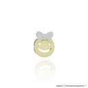 Pingente Carinha Menina 0,40g Ouro Amarelo 18k - Coleção Mães e Filhos