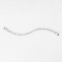50-PULSEIRA RIVIERA 31 BRILHANTES 15,58CT G VVS2/VS2 16,50CM 14,62G OURO BRANCO 18K - CERTIFICADOS EGL - COLEÇAO RIVIERAS