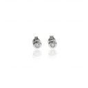 Brinco Only You 0,13 ct · Ouro Branco 18k