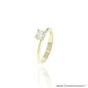 50-ANEL SOLITARIO BRILHANTE 0,53CT G VS1 3,10G OURO AMARELO - COLEÇAO ONLY YOU