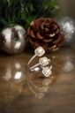 ANEL 3 VOLTAS 3 DIAMANTES EMERALD 0,47CT 120 BRILHANTES 0,86CT 4,41G OURO BRANCO E AMARELO 18K - COLEÇAO ONASSIS