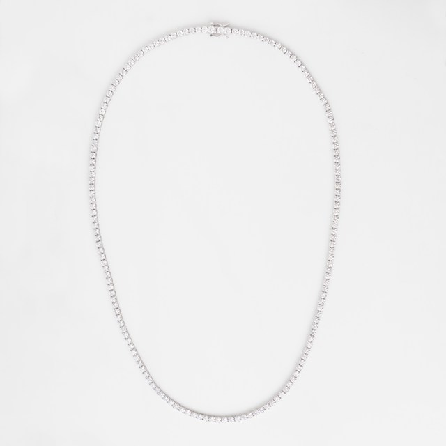 Colar Riviera Cartier 15,25 ct · Ouro Branco 18k