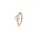 100-ANEL SOLITARIO BRILHANTE 1,0CT G VS1 4,47G OURO AMARELO 18K - CERTIFICADO EGL 1701851225 - COLEÇAO ONLY YOU