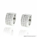 ARG04BRIBP-ARGOLA BOLD 42 BRILHANTES 0,20CT G VS1 2,67G OURO BRANCO 18K - COLEÇAO ARGOLAS FASHION