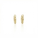ARGOLA 13MM DIAMETRO FIO MEIA CANA 2,40MM 2G A 2,05G OURO AMARELO 18K - COLEÇAO ARGOLAS DAILY