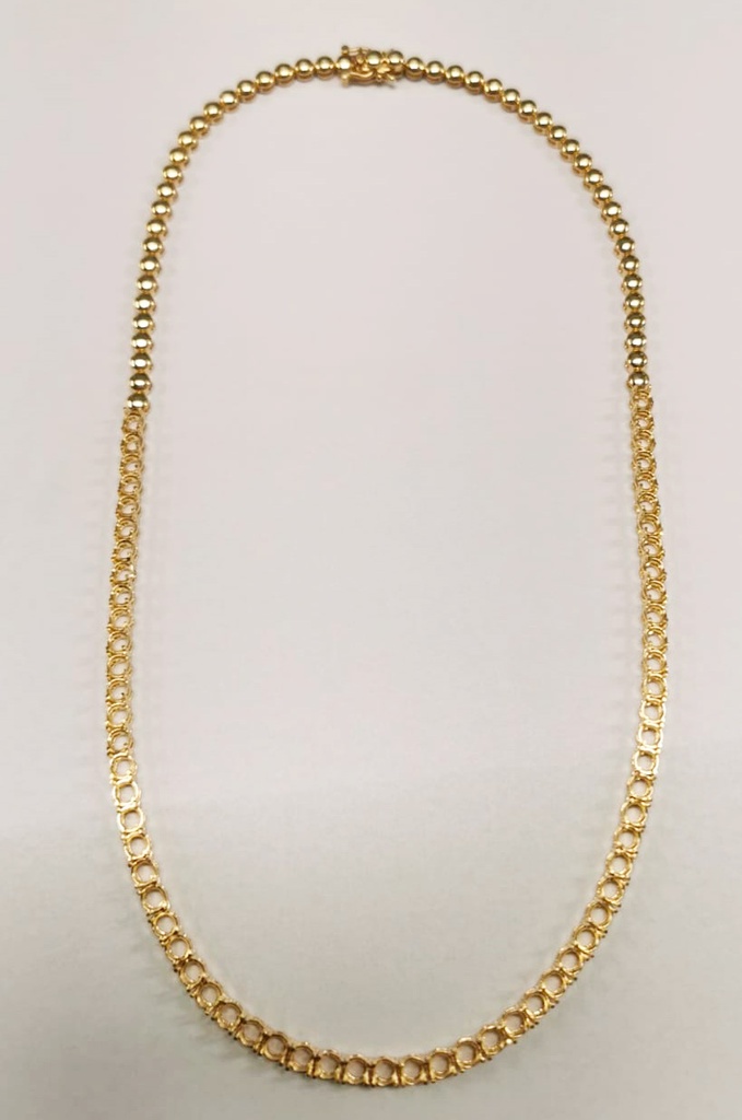 Colar Riviera 10,09 ct · Ouro Amarelo 18k