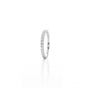 2,5-Meia Aliança 15 Brilhantes 0,38ct 1,65g Ouro Branco 18k - Coleção Soulmates
