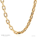 Corrente Elo Groumet Gg com Fecho Gaveta 60cm 24,04g Ouro Amarelo 18k - Coleção Elos Power