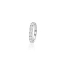 15-Meia Aliança 7 Brilhantes 1,12ct H VS2 3,35g Ouro Branco 18k - Coleção Soulmates